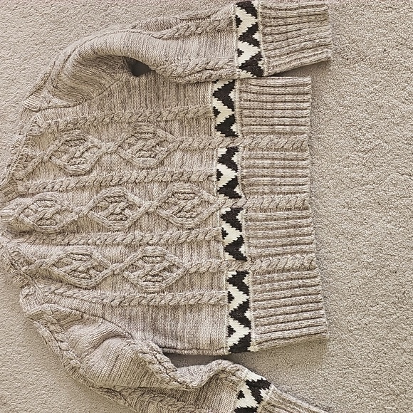 POLO RALPH LAUREN Women AZTEC Cable Knit SWEATER - Picture 6 of 7